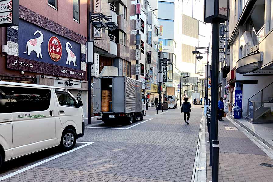 配合再开发而修建的道路